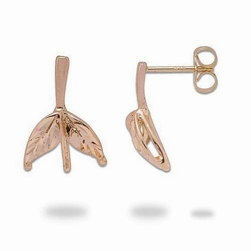 Model Mood Minimal Charm Pick A Pearl Maile Earrings in Rose Gold