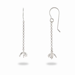 Pick A Pearl Maile Earrings in Sterling Silver Quick Layer