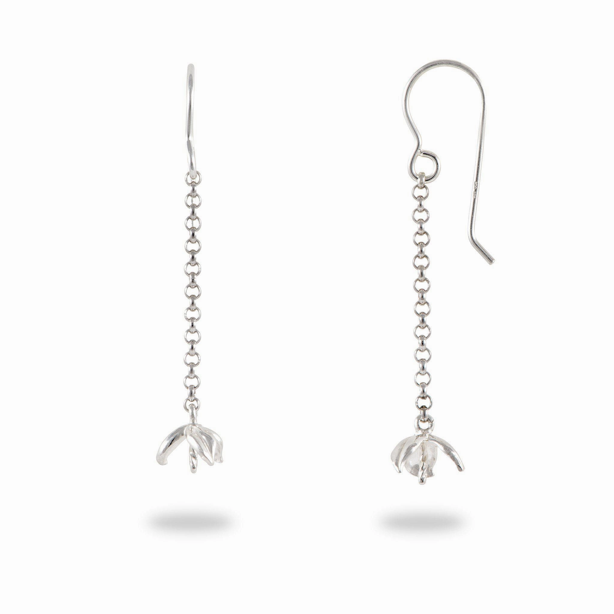 Pick A Pearl Maile Earrings in Sterling Silver Simple Look Formal Wear