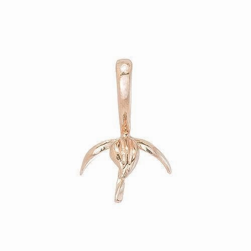 Classic Accent Pick A Pearl Maile Pendant in Rose Gold
