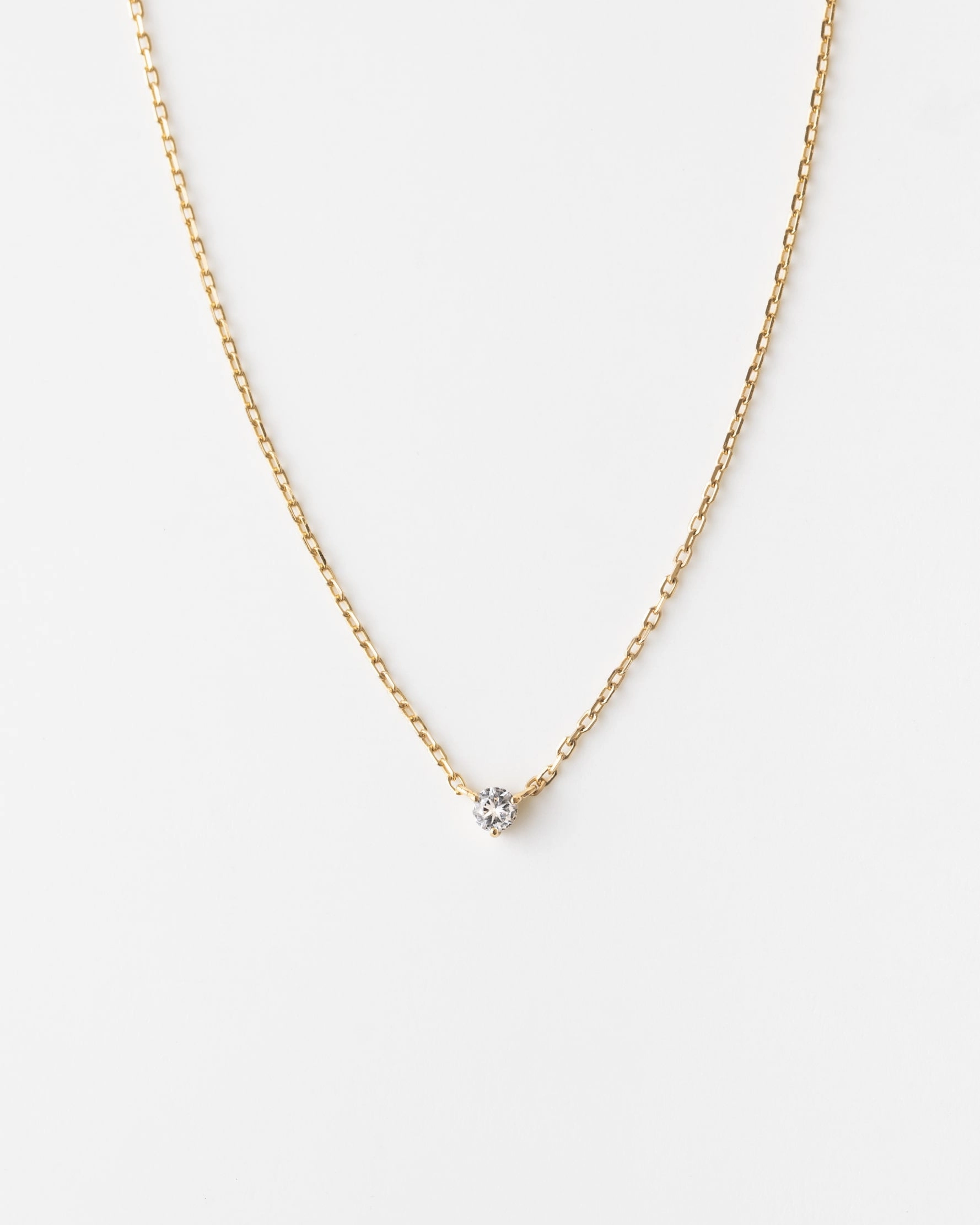 Polaris White Sapphire Necklace Enduring Shine Trendy Glow