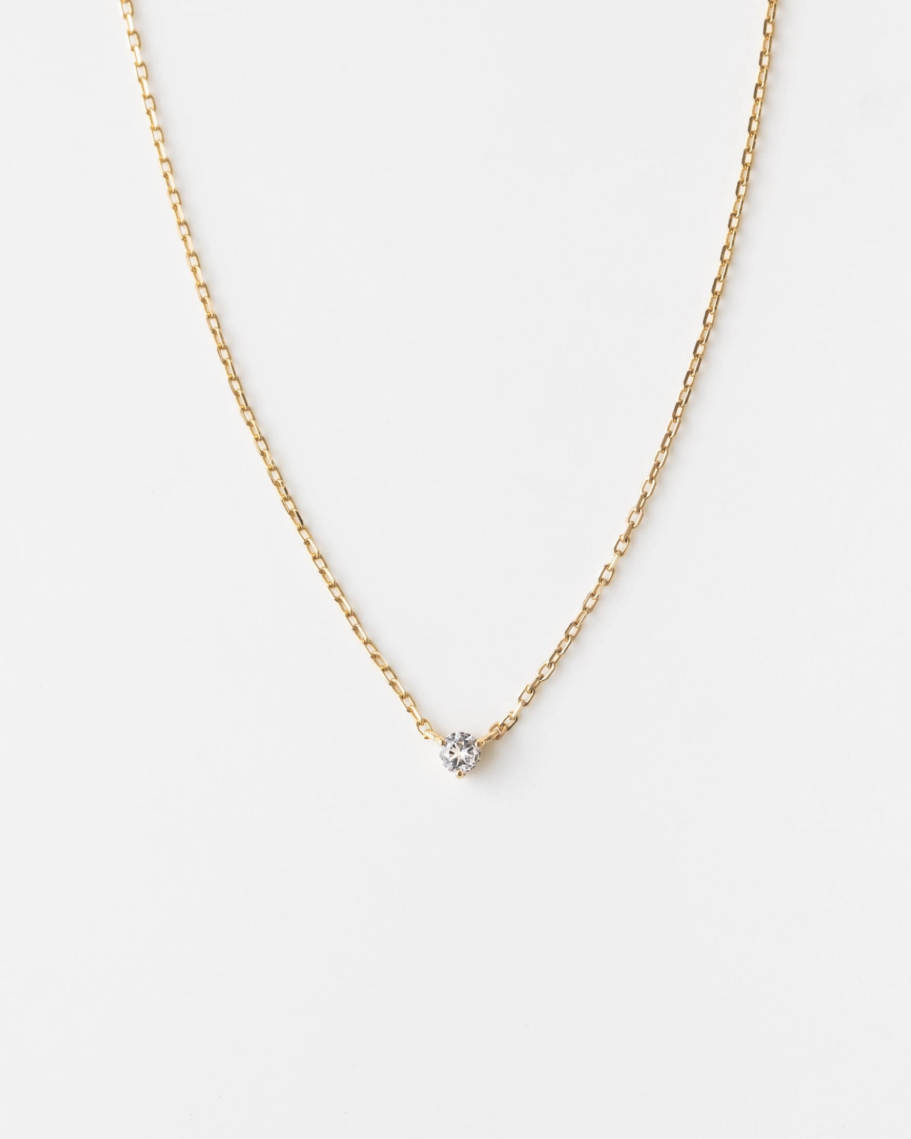 Stylish Style Graduation Present Polaris White Sapphire Necklace