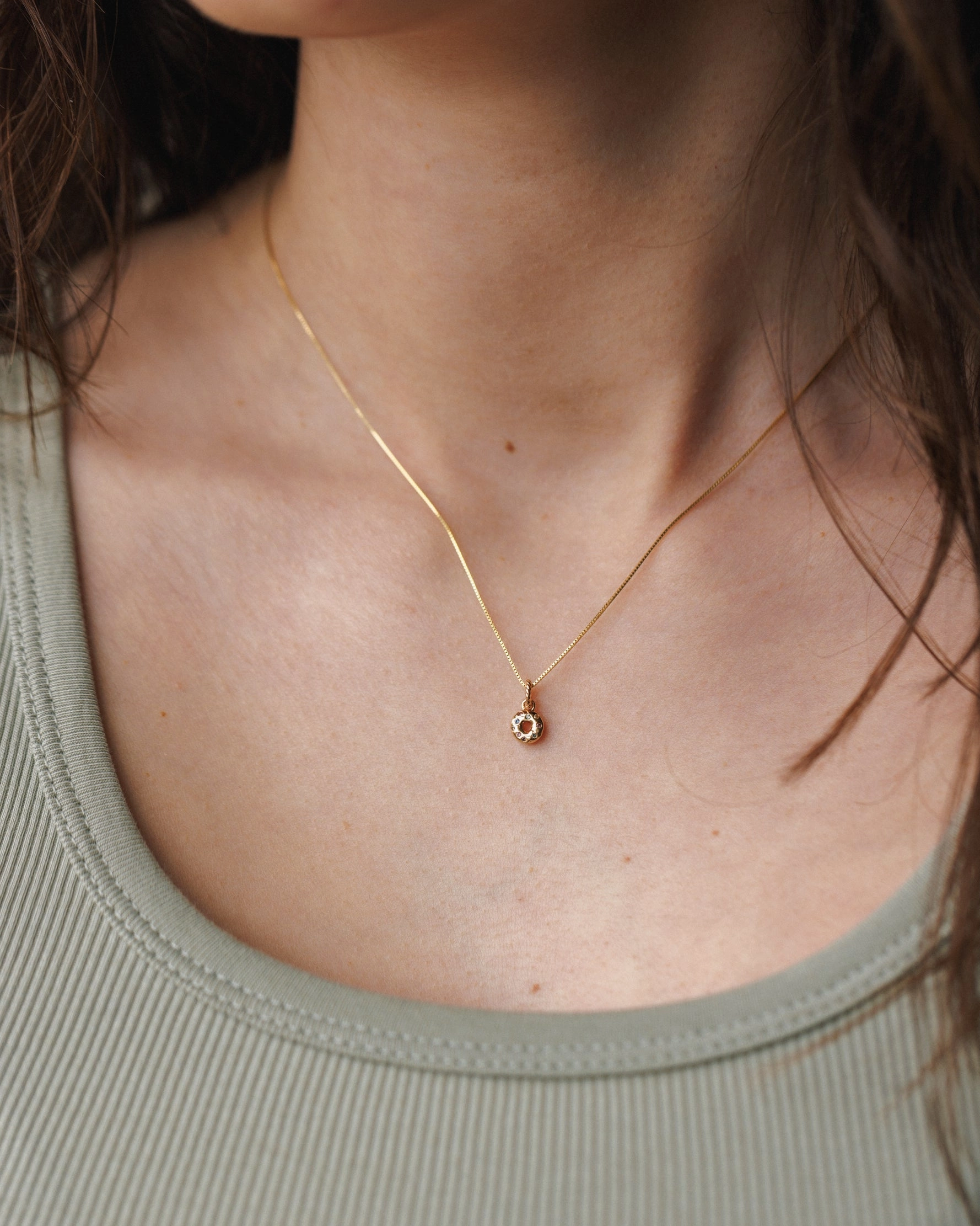 Charming Pieces Design Graceful Elegance Sprinkled Donut Charm