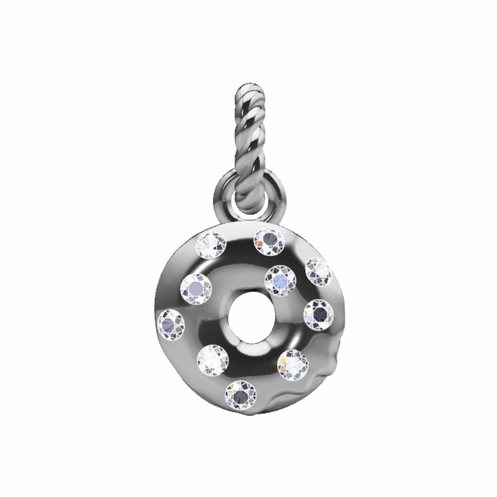 Sprinkled Donut Charm Occasion Look Polished Element