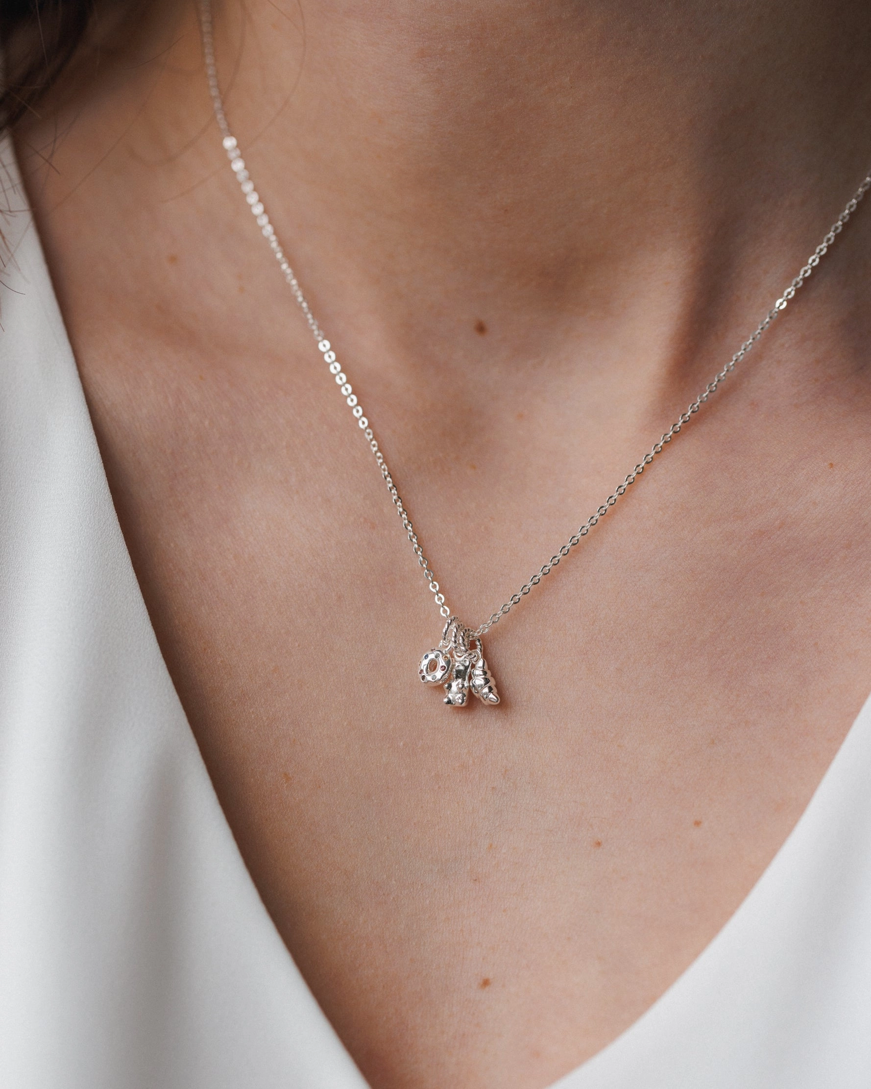 Ethereal Feature Light Spark Sprinkled Donut Charm