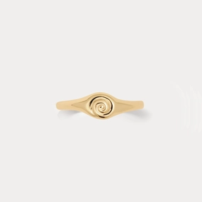 Tidepool Signet Ring Unique Piece Minimalist Craft