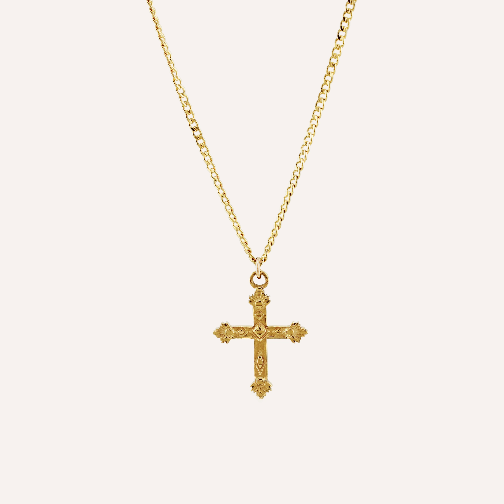 Refined Craftwork Classic Form TRINITY CROSS NECKLACE