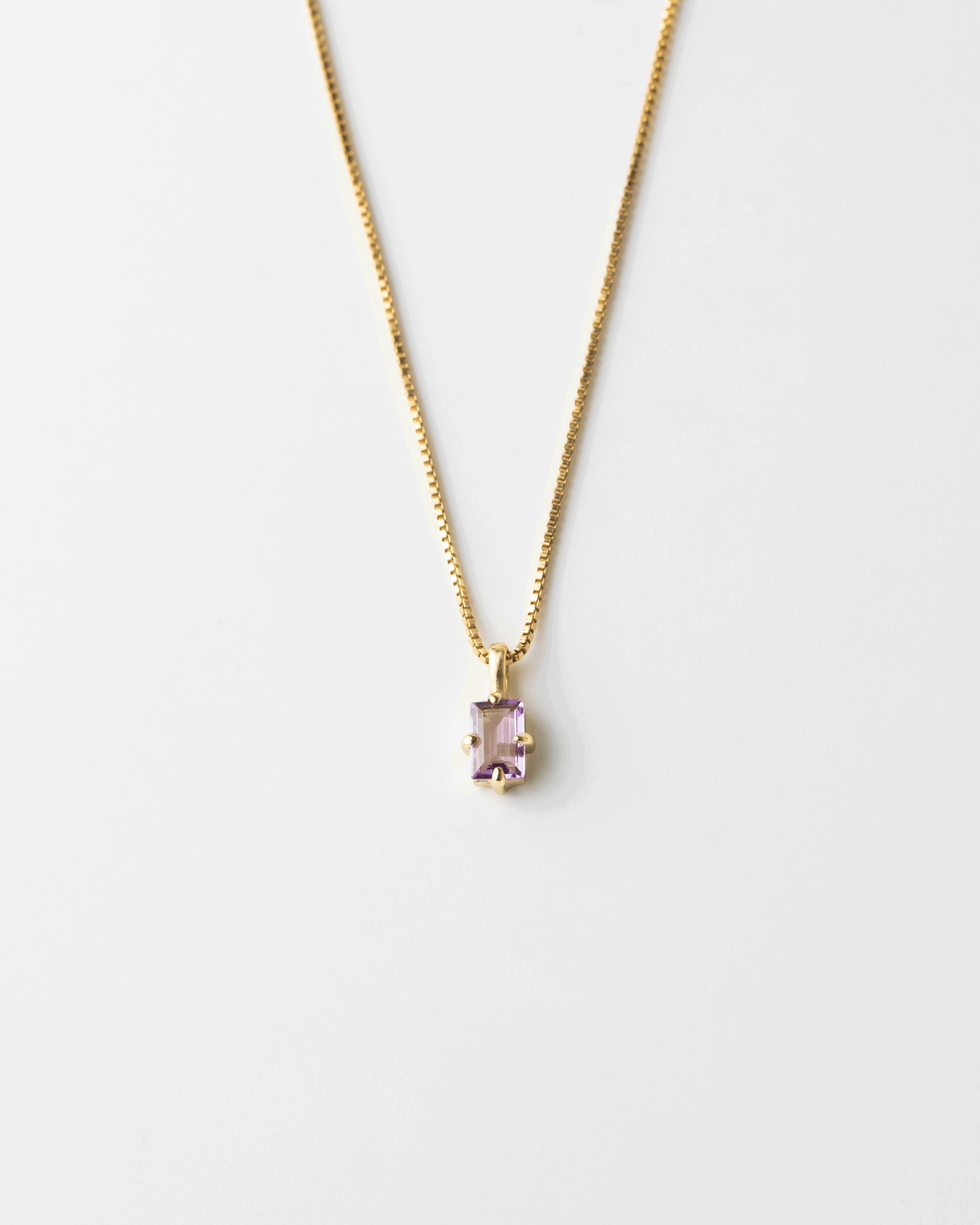 Grand Baguette Necklace Creative Gift Unique Style