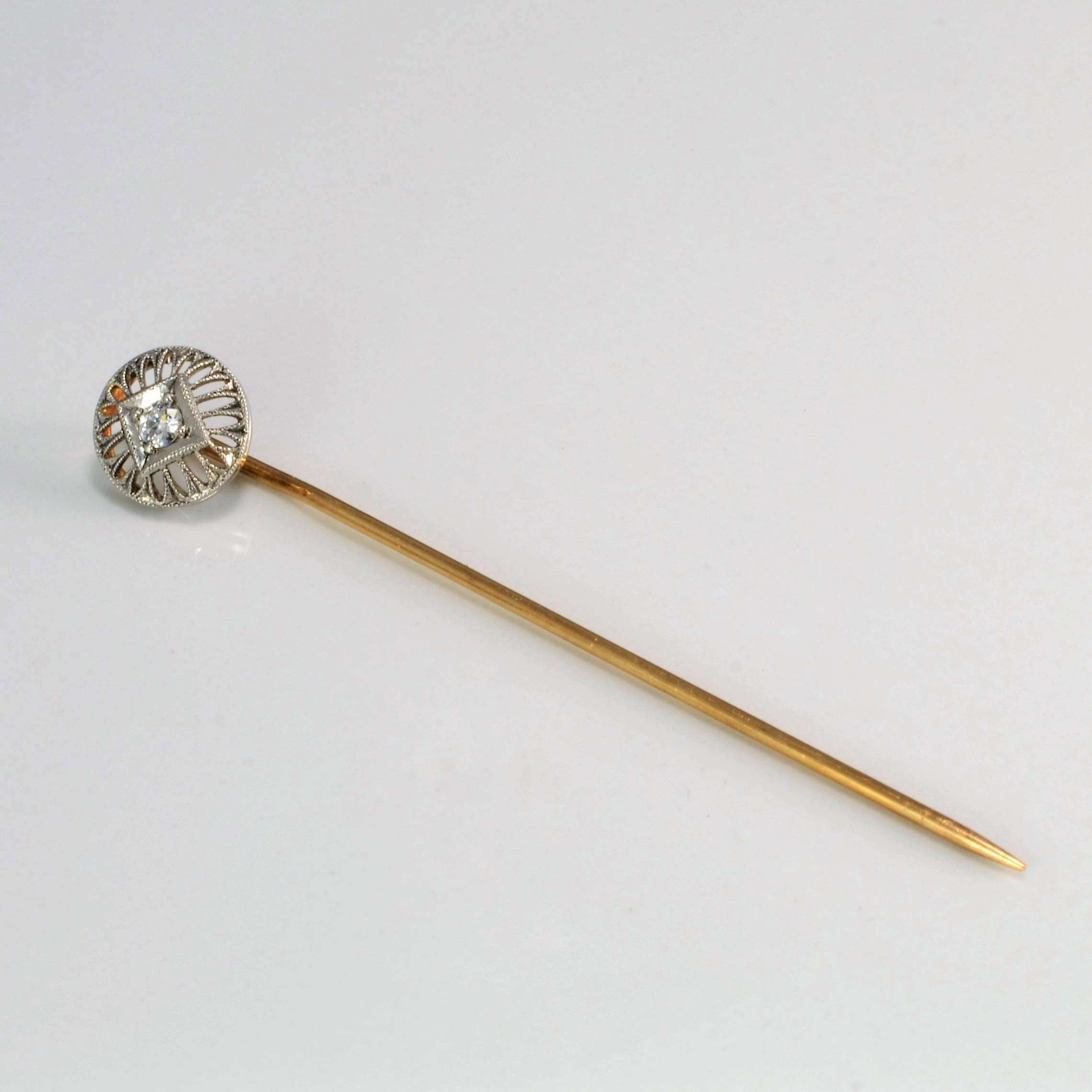 Fusion Form Art Deco Diamond Pin | 0.07 ct |