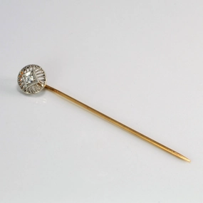 Fusion Form Art Deco Diamond Pin | 0.07 ct |