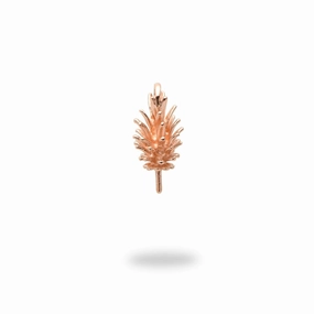 Pick A Pearl Pineapple Crown Pendant in Rose Gold Light Detail Evening Ready