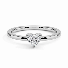 Petite Heart Shaped Lab Grown Diamond Promise Ring Style Detail Chic Balance