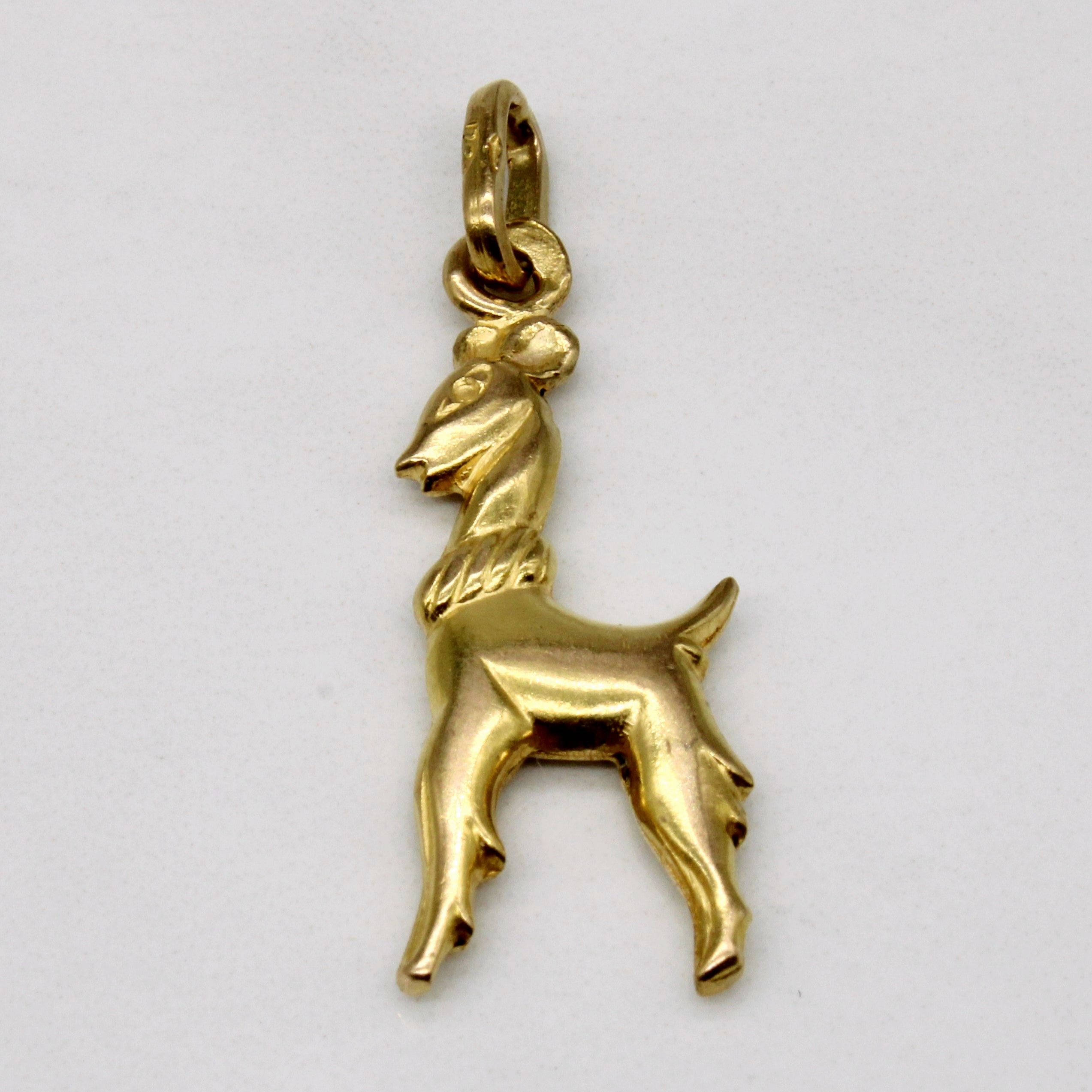 Wedding accessory 18k Yellow Gold Animal Charm