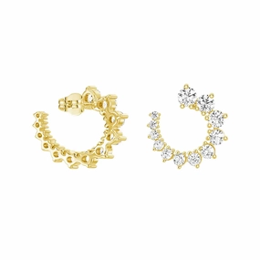 Asymmetrical Constellations Scattered Diamond Stud Earrings Refined Detail