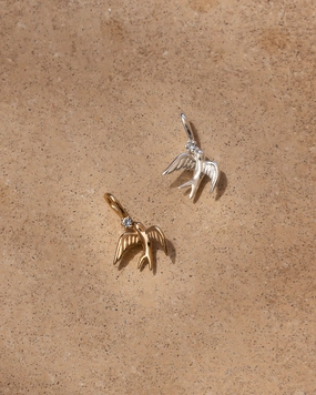 Birthday Pick Trend Focus Swallow Charm