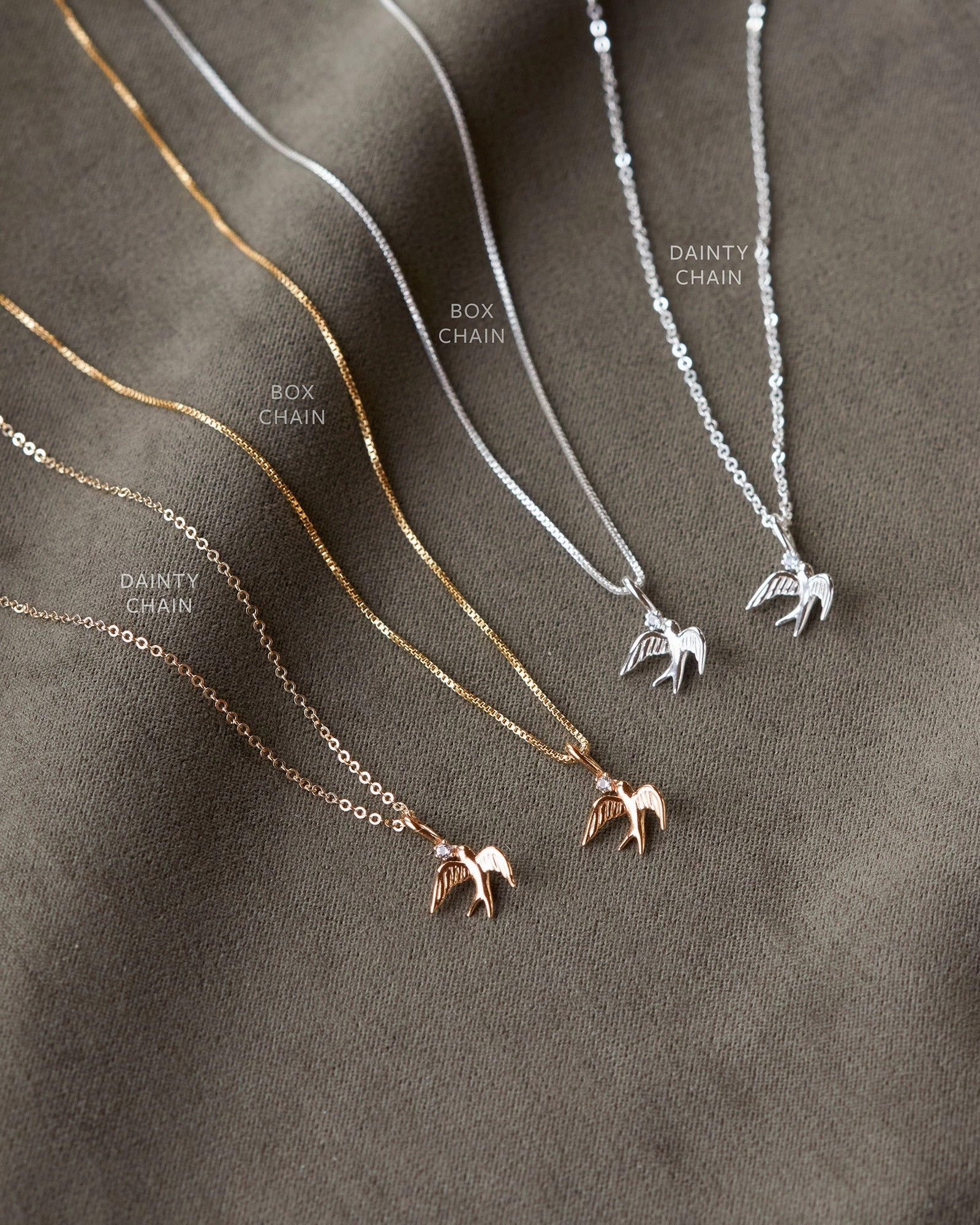 Exclusive piece Swallow Charm