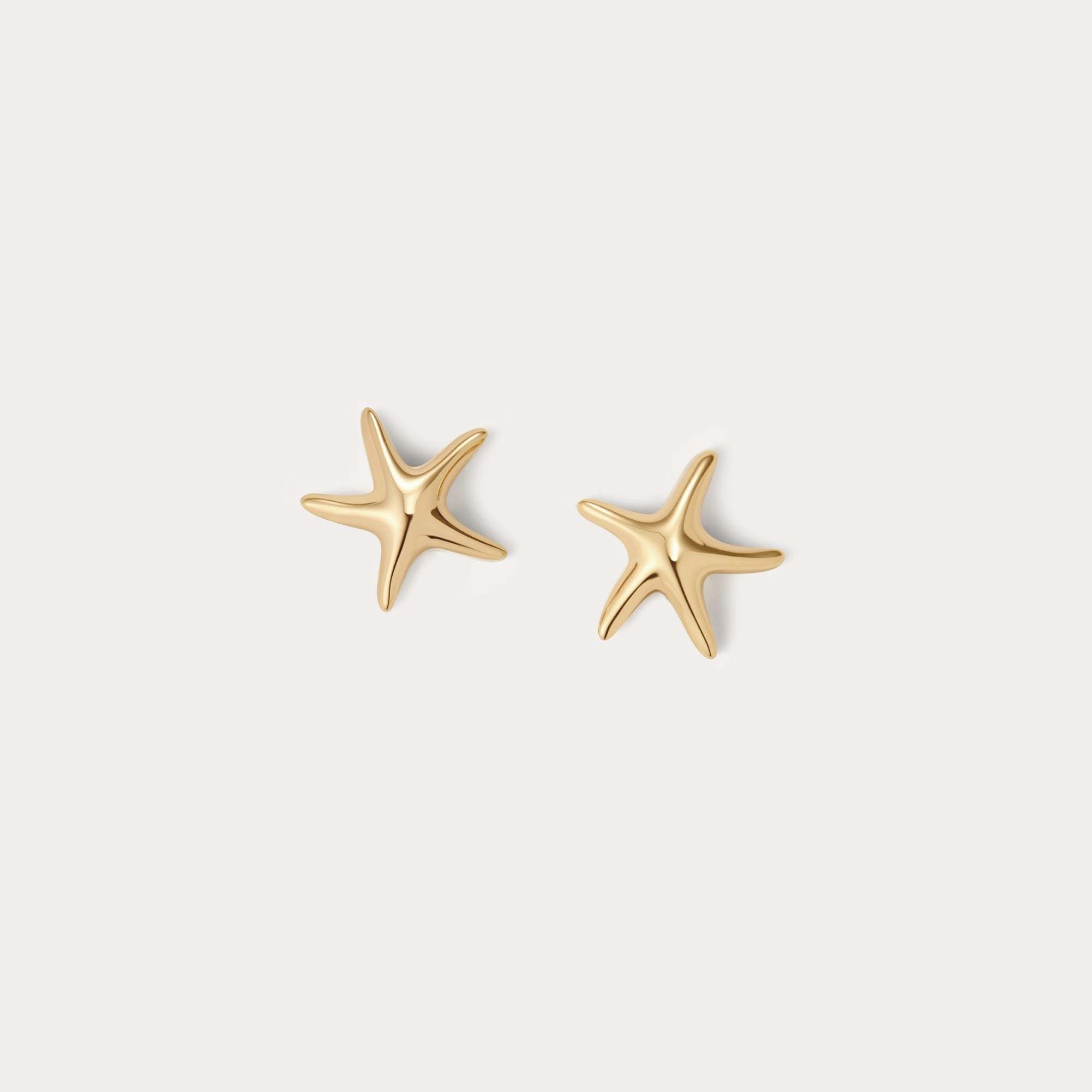 Sea Star Studs Star-Shaped Item Oval Accessory