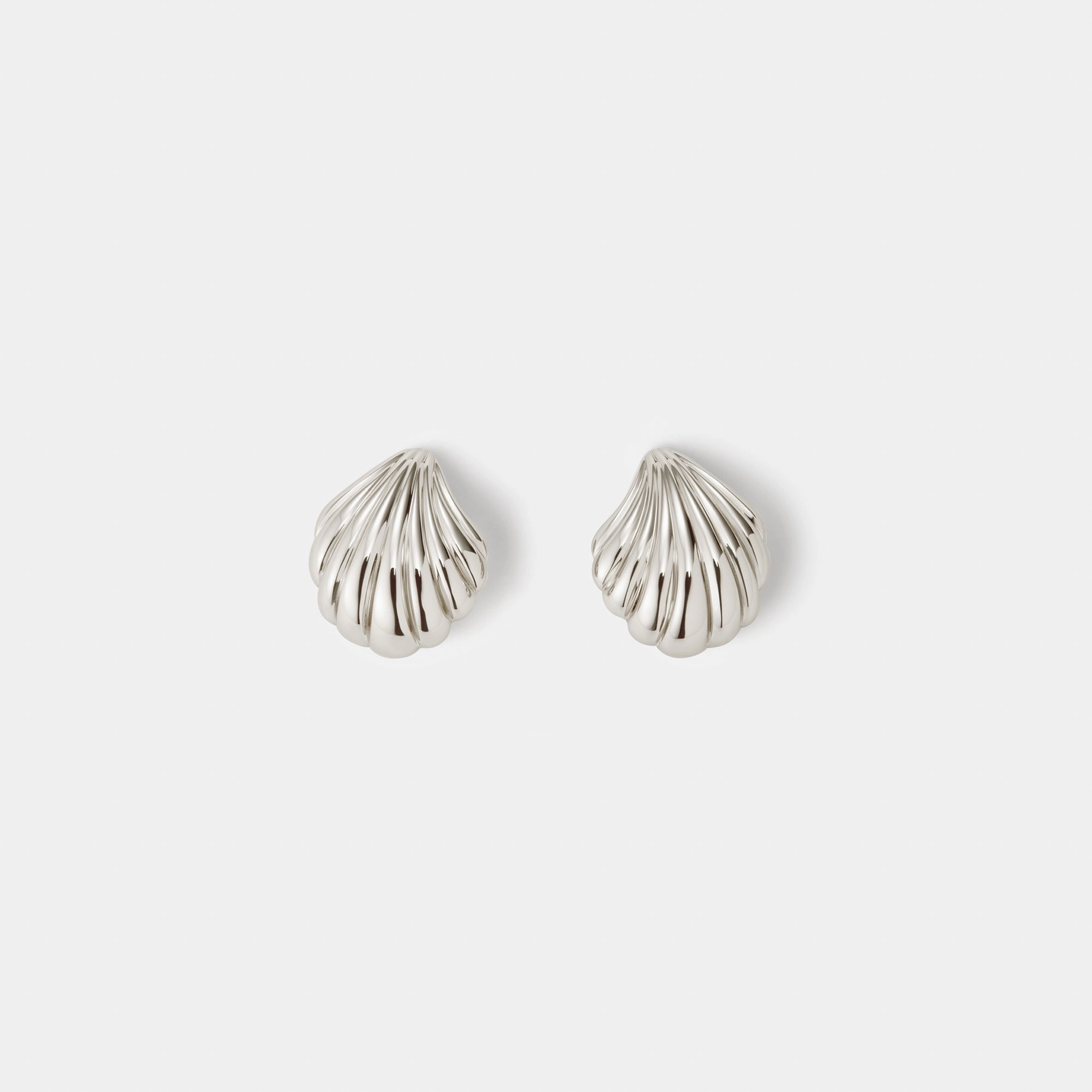 Shiny Jewelry Look Seashell Studs