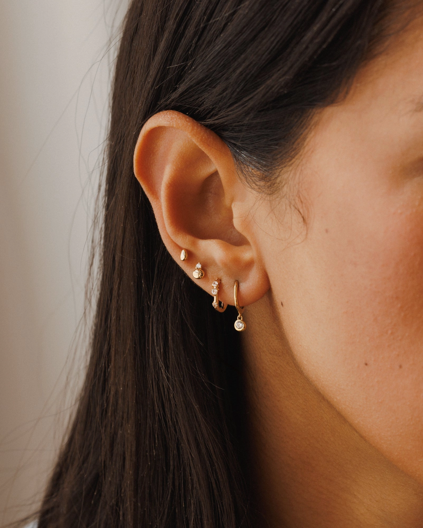 Serenity Earring Set Shiny Jewelry Touch Shiny Layer