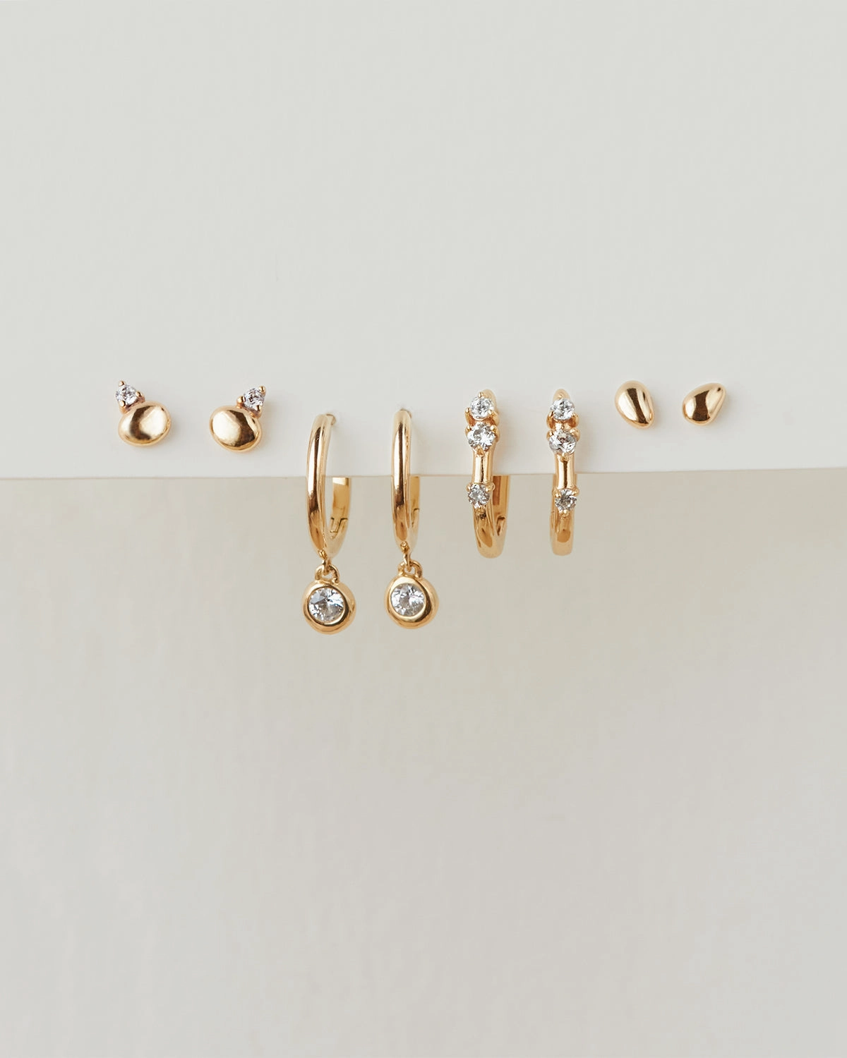 Serenity Earring Set Graceful Contour Office Ready