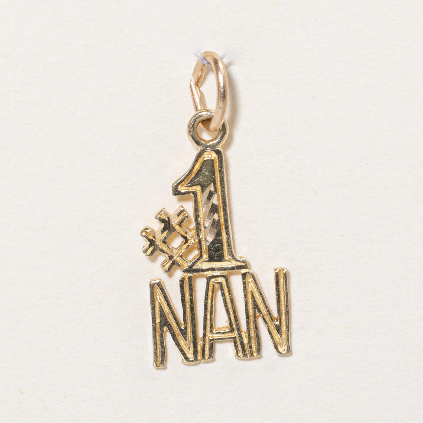 Refined Spark Rich Color 10k Yellow Gold #1 Nan Charm