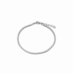 Uplifting Mixes Unique Ornaments SILVER TENNIS BRACELET