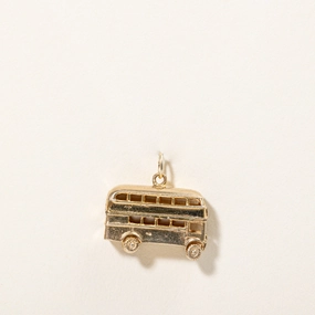 1967 London Double Decker Bus Charm Statement Feature Fashion Night
