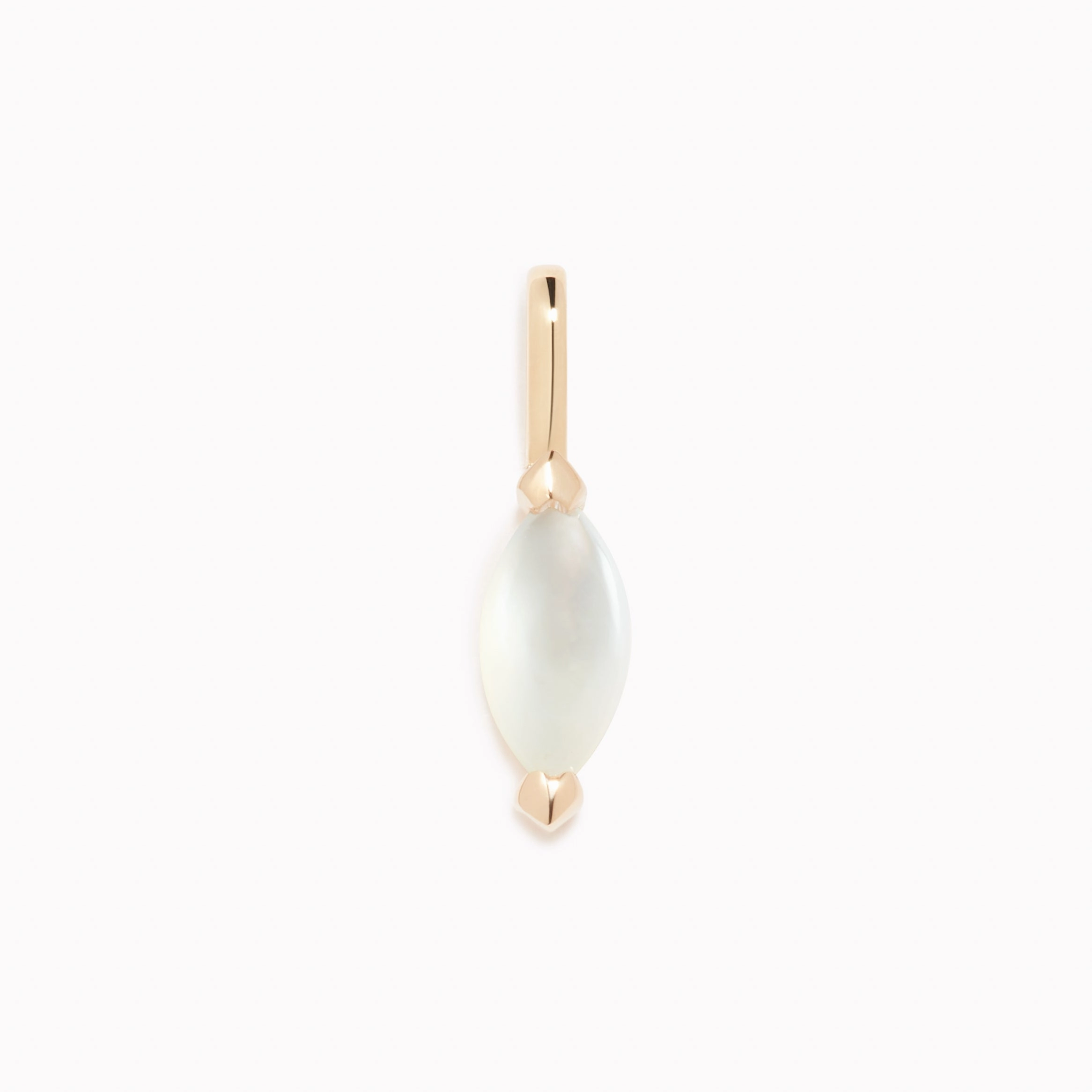 Radiant Shine Finish Exquisite Detailing June Birthstone Pendant 14k Gold - Mother of Pearl