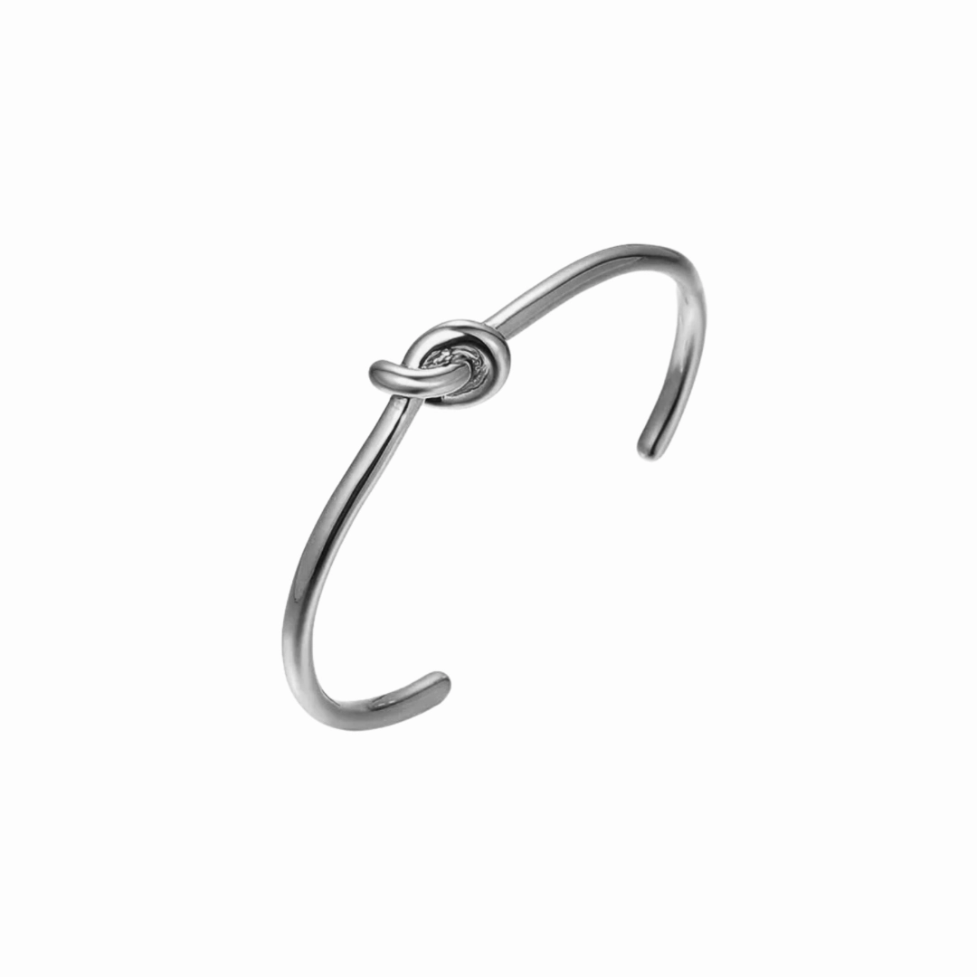 KNOT SILVER BRACELET Dainty Charms