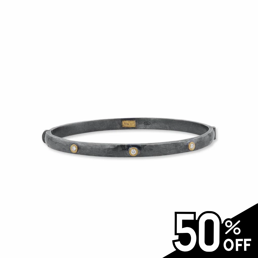 Stockholm Hinged Bracelet Charming Detail Stylish Layer