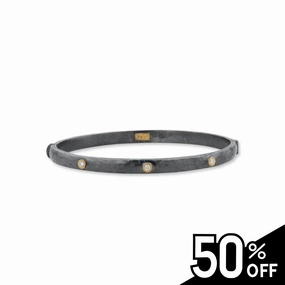 Stockholm Hinged Bracelet Charming Detail Stylish Layer