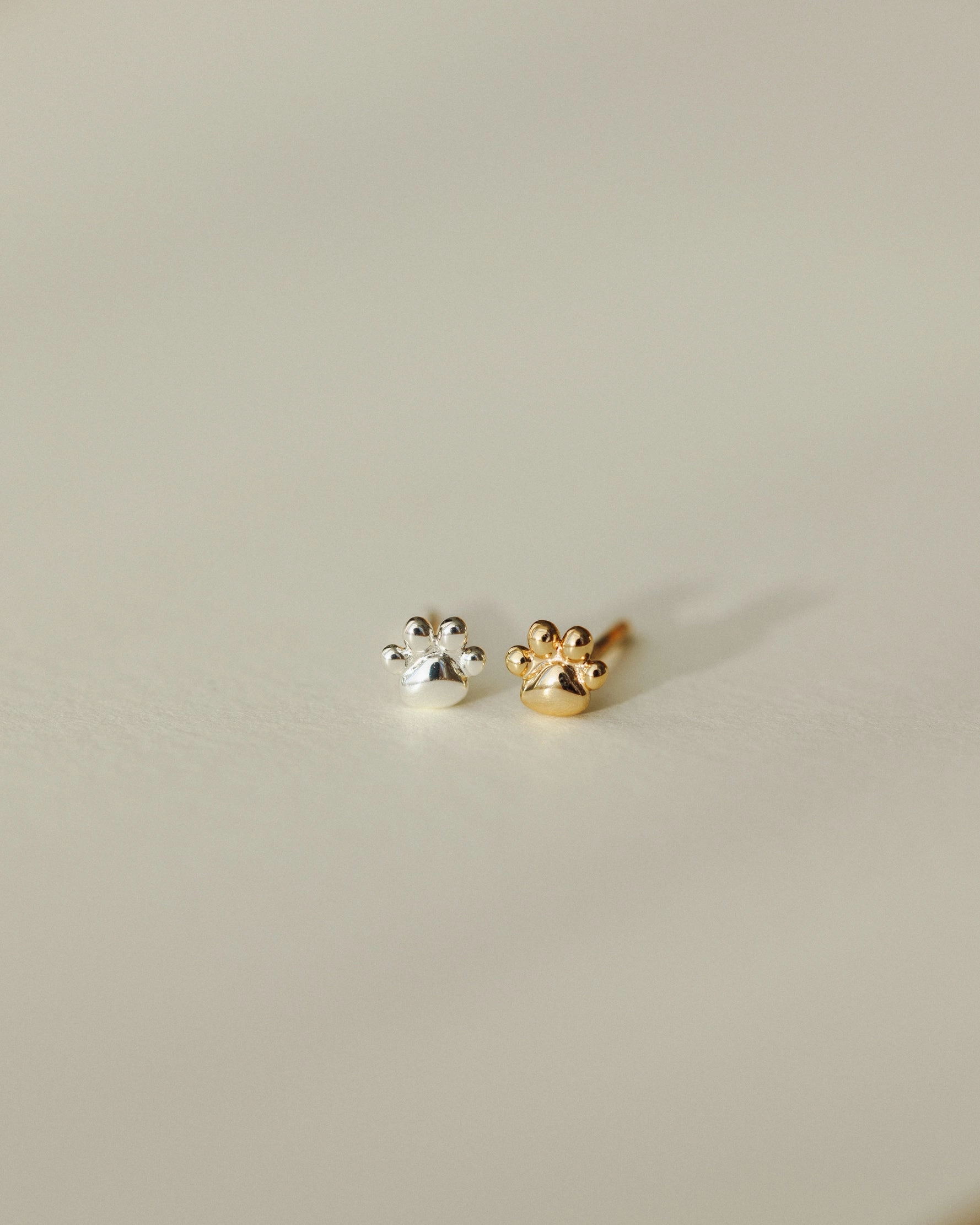Charming Jewelry Paw Print Studs