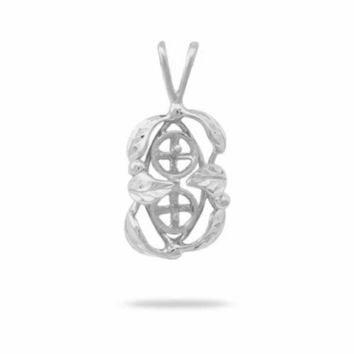Pick A Pearl Maile Pendant in White Gold Versatile Charm Sleek Edge