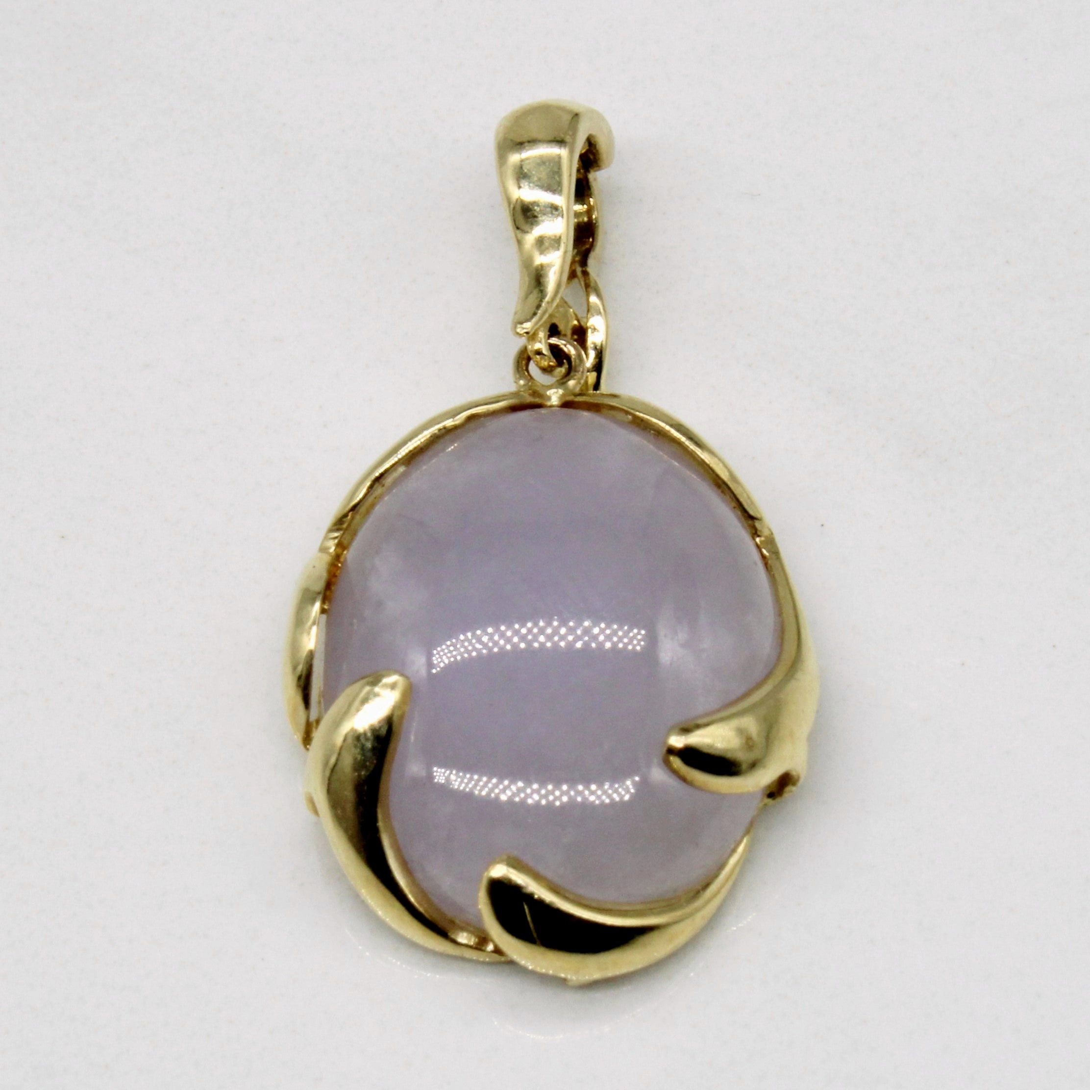 Luxury Design Pieces Lavender Jade 14k Pendant | 10.50ct |
