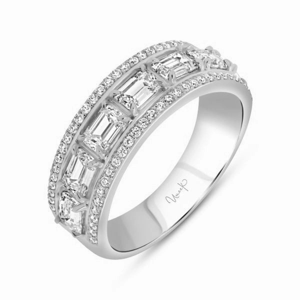 Shiny look Uneek Signature Collection 3-Row Anniversary Ring