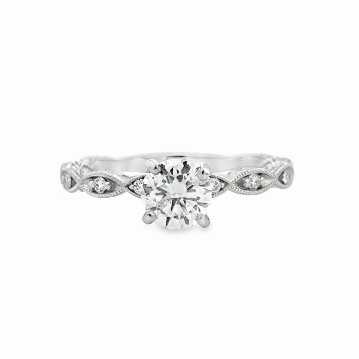 Weekend Sparkle Kirkland Jewelry Estate | 14K White Gold Engagement Ring