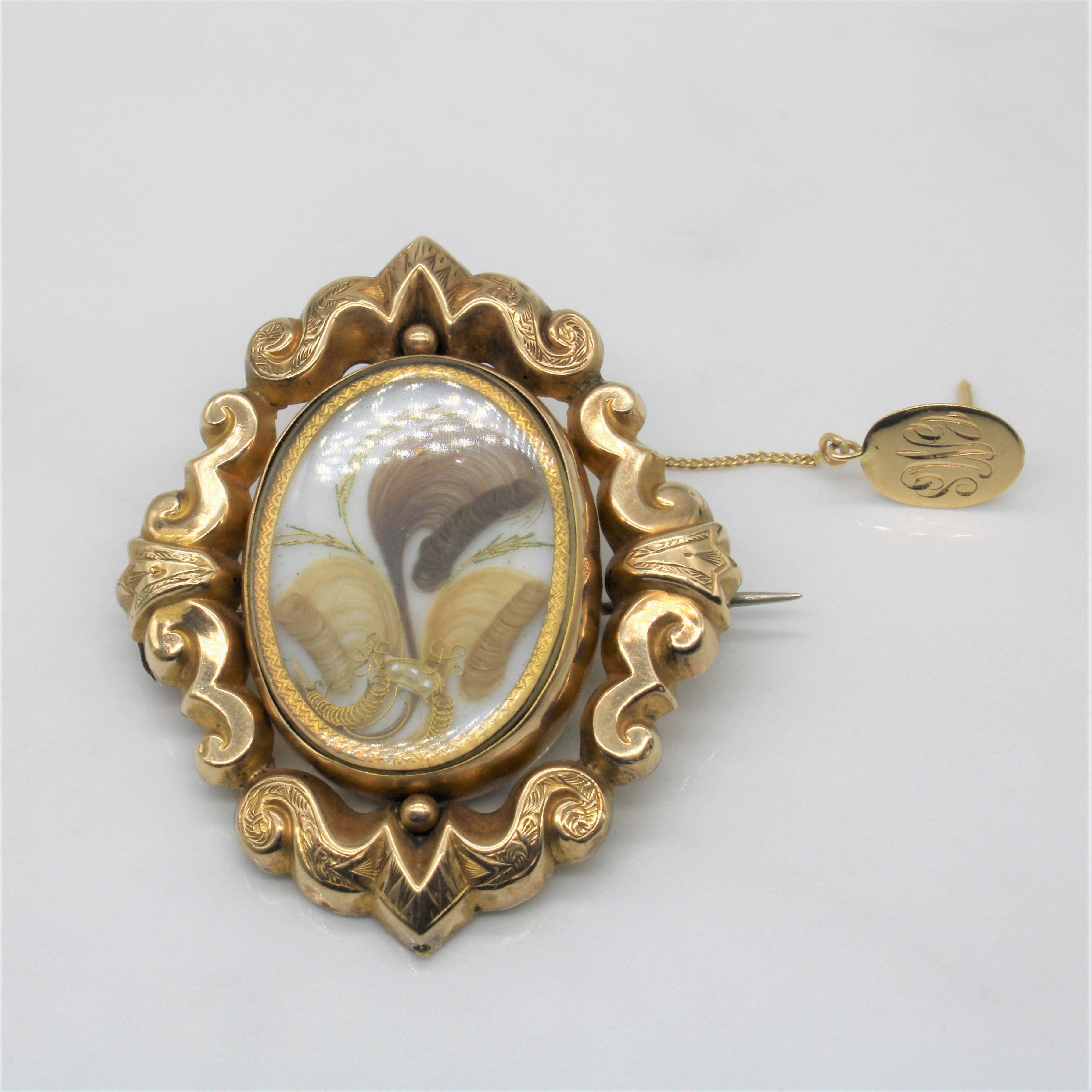 Memento Mori Victorian Mourning Hair Brooch | Fashion Element