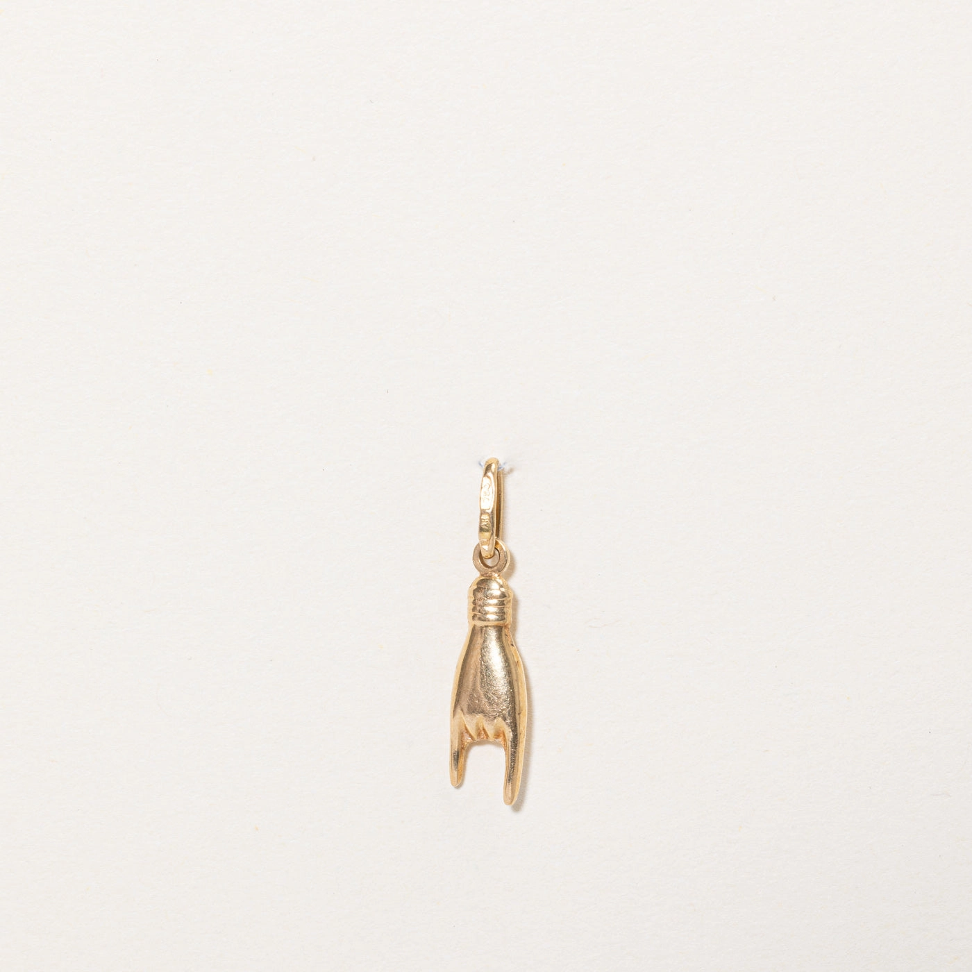 18k Yellow Gold Rock On Charm Evening Collection