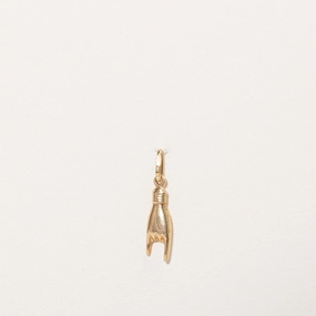 18k Yellow Gold Rock On Charm Evening Collection