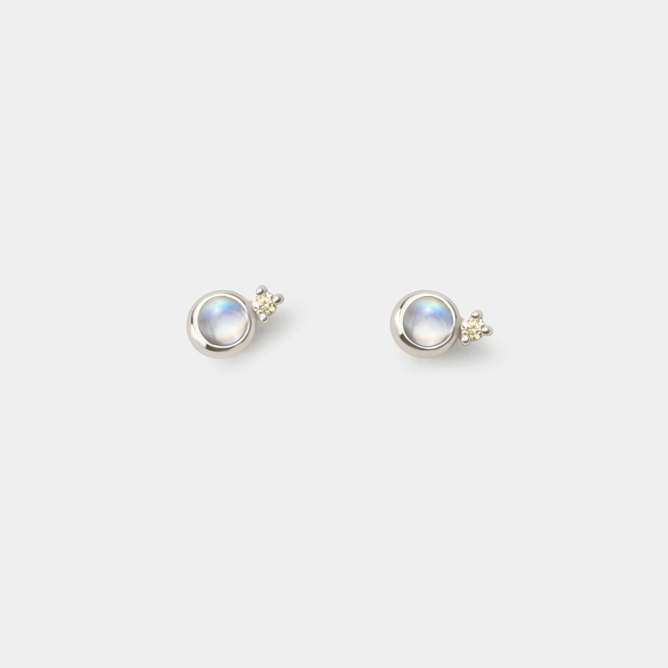 Affordable Piece Moonstruck Studs