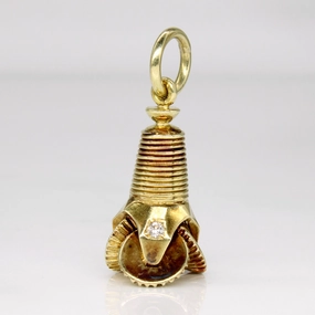 Elegant Highlight Celebration Look Diamond Boring Drill Pendant | 0.07ctw |