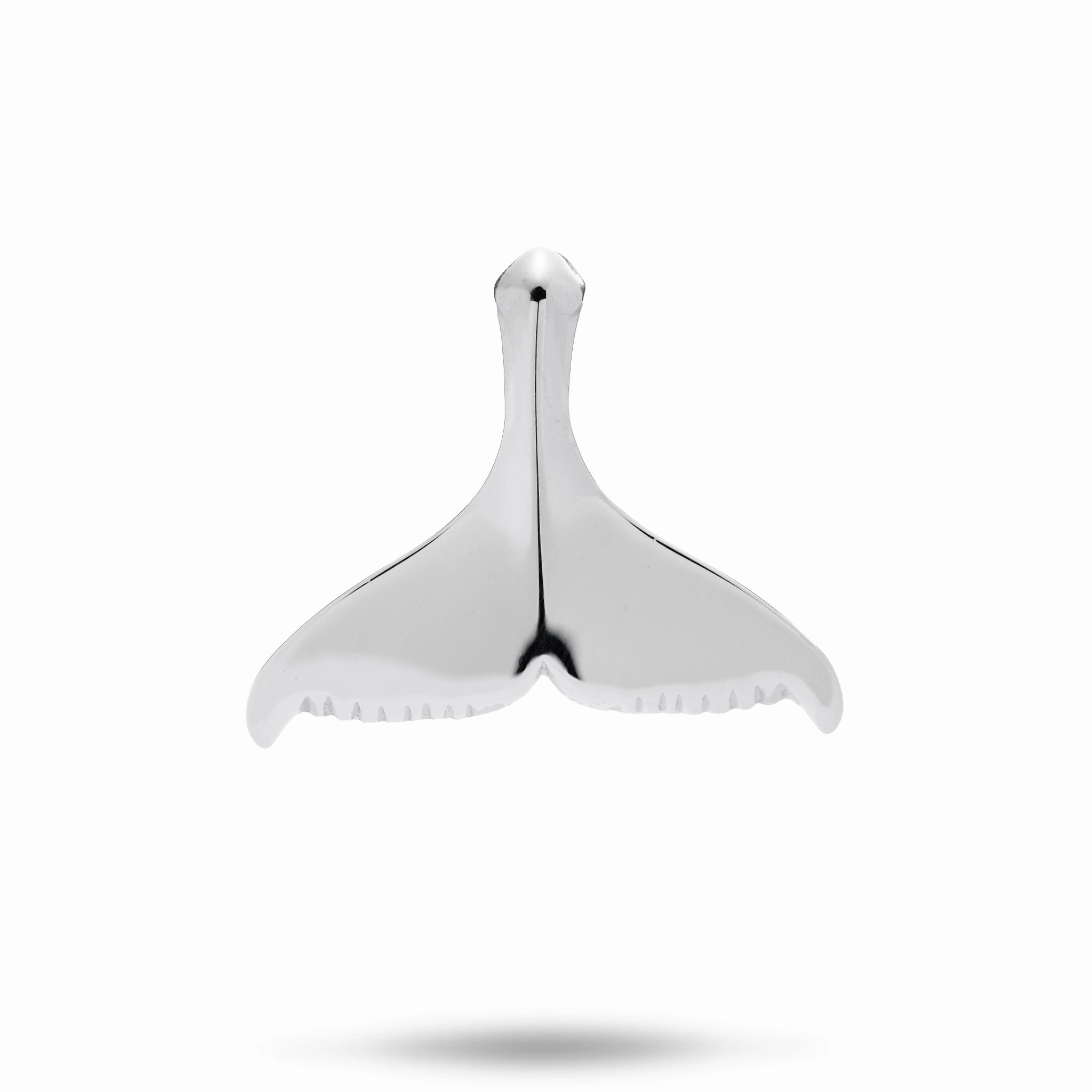 Whale Tail Pendant in Sterling Silver - 28mm Chic Ensemble festival look