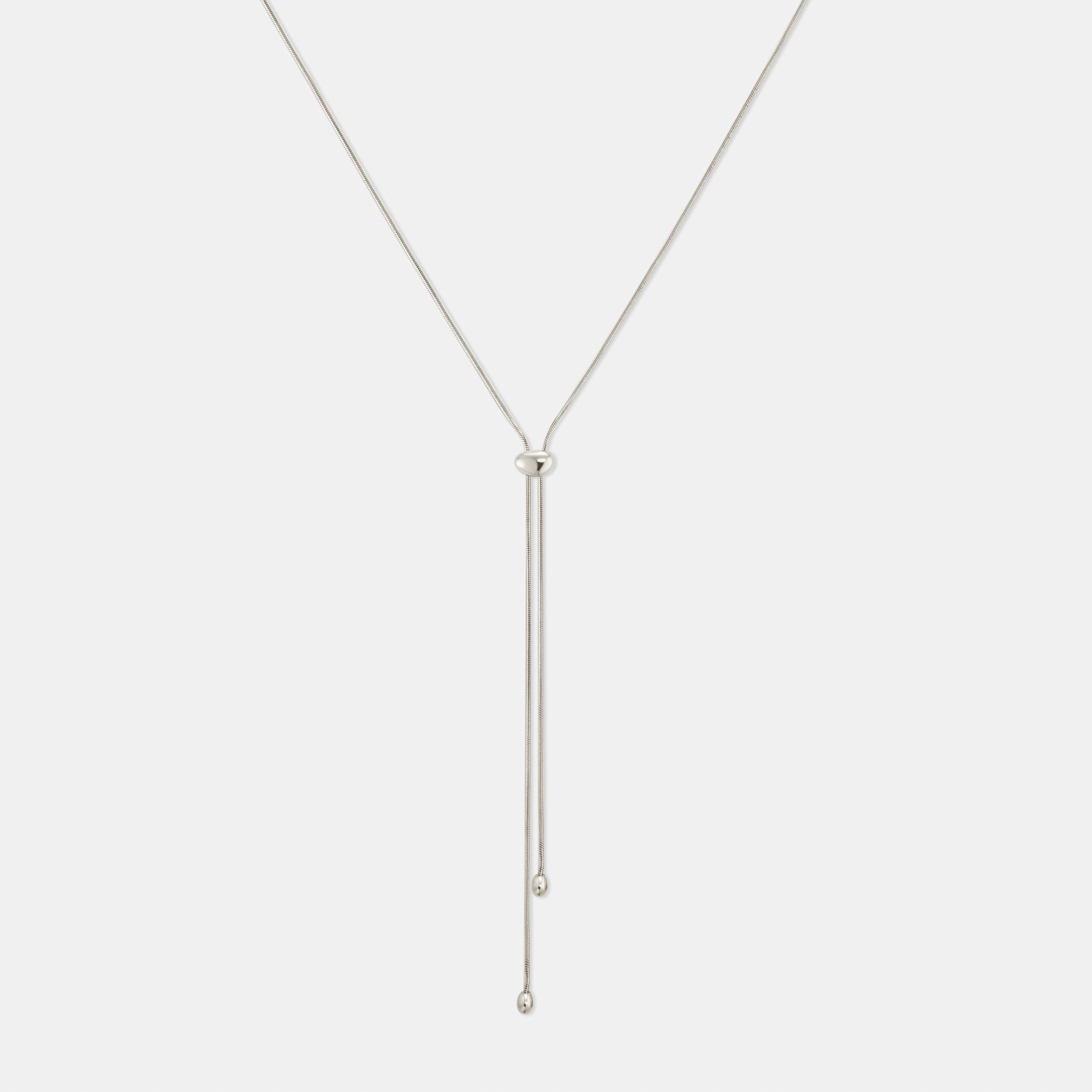 Worry Stone Bolo Necklace For Office