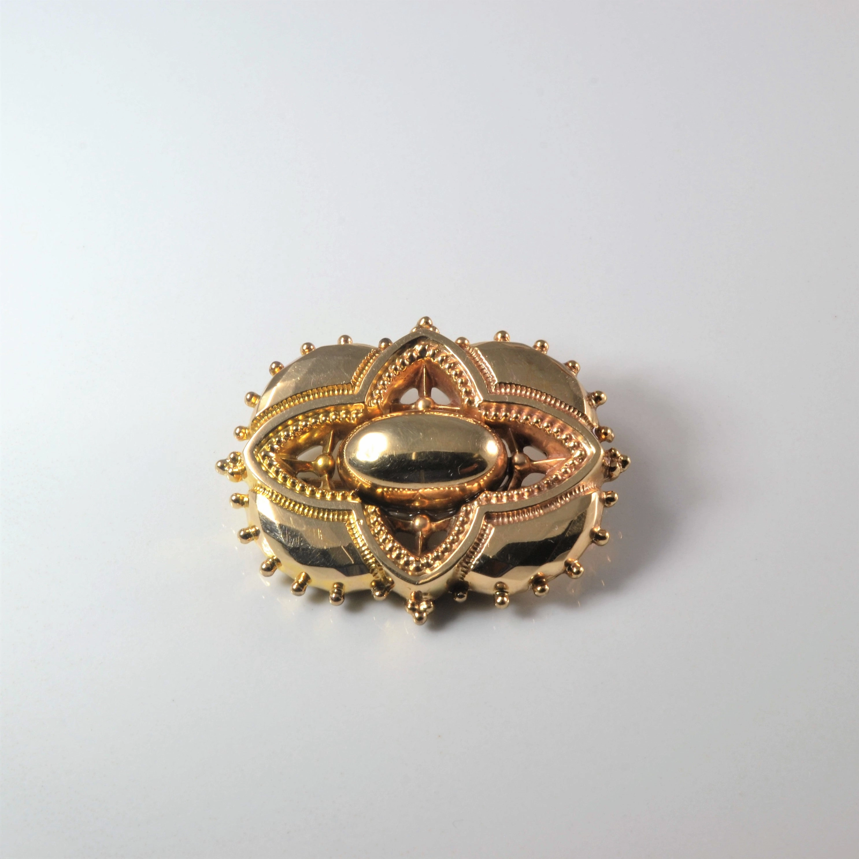 Radiant Embellishments Yellow Gold Edwardian Brooch |