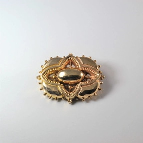 Radiant Embellishments Yellow Gold Edwardian Brooch |